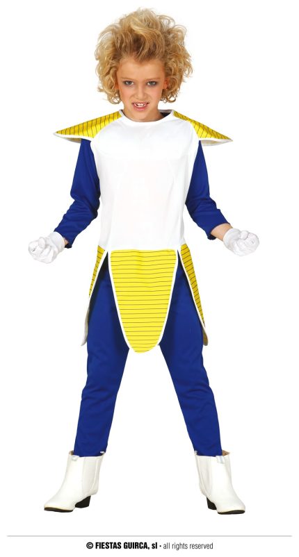 Déguisement Dragon Ball Z jaune et bleu