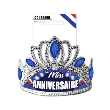 DIADEME ANNIVERSAIRE  MISS JOYEUX ANNIVERSAIRE