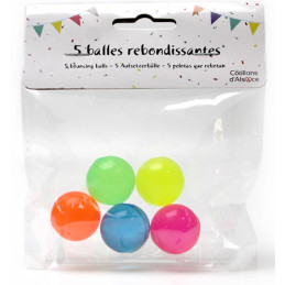 Set 5 balles rebondissantes
