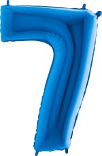ballon 7 bleu 102 CM