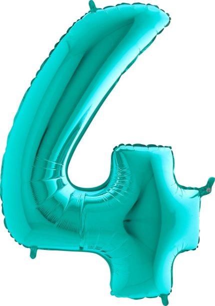 ballon 4 turquoise 102 cm