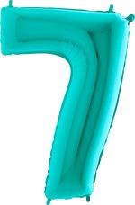 ballon 7 turquoise 102 cm
