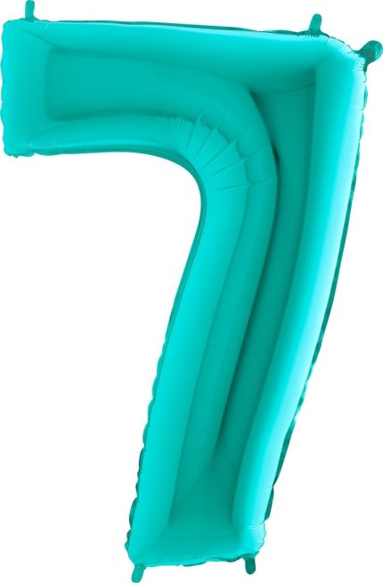 ballon 7 turquoise 102 cm