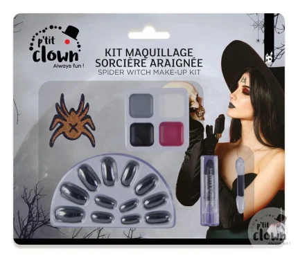 Kit maquillage sorcière araignée