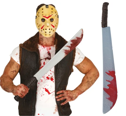 Machette avec sang 76 cm