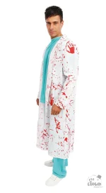 Costume chirurgien ensanglanté