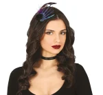 Serre tête avec main et rose noire