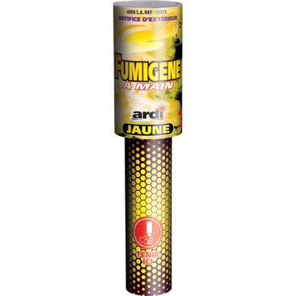 FUMIGÈNE À MAIN EN VRAC JAUNE