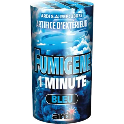 FUMIGÈNE AU SOL BLEU 1 MN