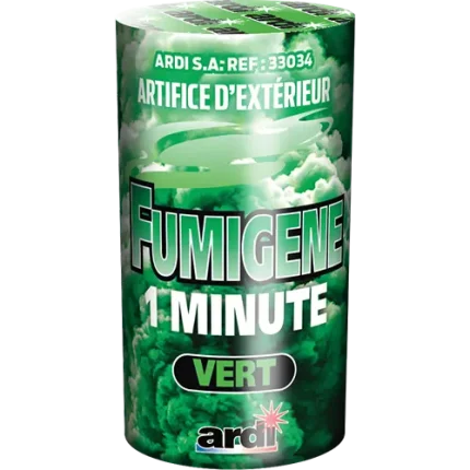 POT FUMIGÈNE 1 MN VERT