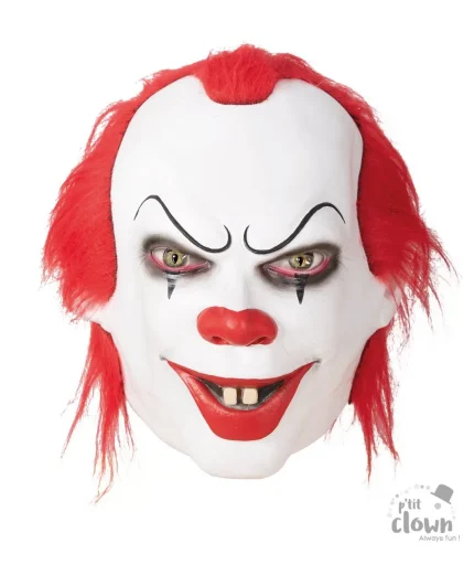 Masque intégral clown tueur - adulte