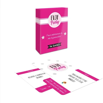 Jeu de carte 24 gages evjf