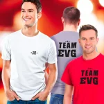 Transfert textile "team evg"