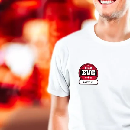 Pack 12 stickers textile evg