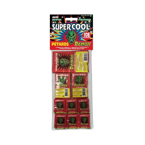 SÉLECTION DE PÉTARDS DÉMON SUPERCOOL® SÉLECTION DE PÉTARDS DÉMON SUPERCOOL®