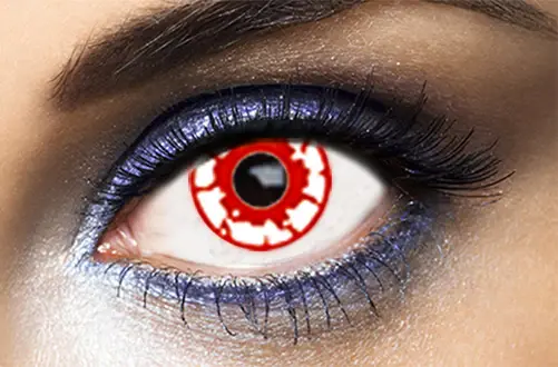 Lentilles Halloween – Zombie Red – 7 jours Lentilles Halloween – Zombie Red – 7 jours