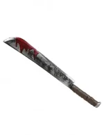 Machette sanglante Halloween en plastique