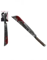 Machette sanglante Halloween en plastique
