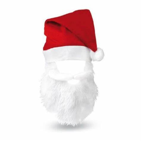BONNET PERE NOEL AVEC BARBE 218891 PF BONNET PERE NOEL AVEC BARBE 218891 PF