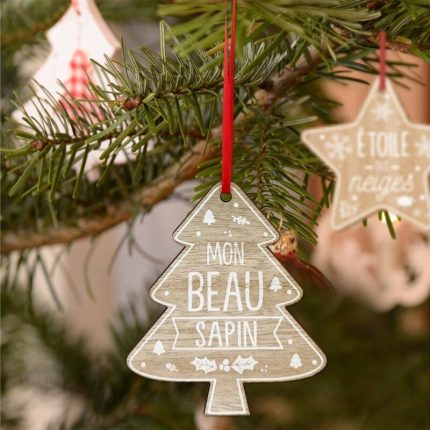 DECO SAPIN MON BEAU SAPIN CD7158V01 S