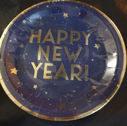 8 ASSIETTES 23 CM BLEU NUIT HNY 234886 PF