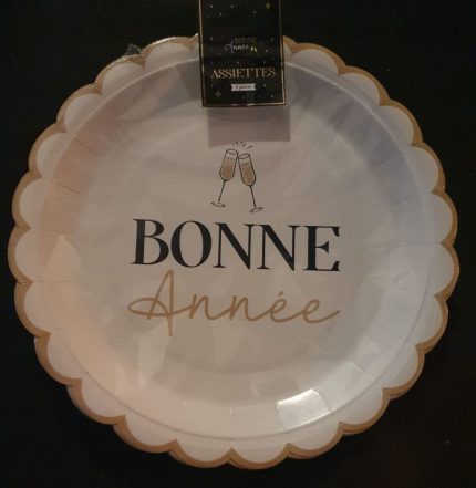 ASSIETTES BONNE ANNEE CD8546 B ST