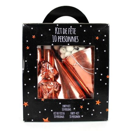 BOITE COLTILLONS 10 PERS ROSE GOLD CA 21400RG