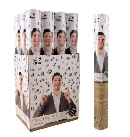 CANON CONFETTI 40 CM ARGENT 93006