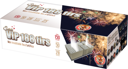 FEU D'ARTIFICE SOIRÉE VIP® 188 TIRS
