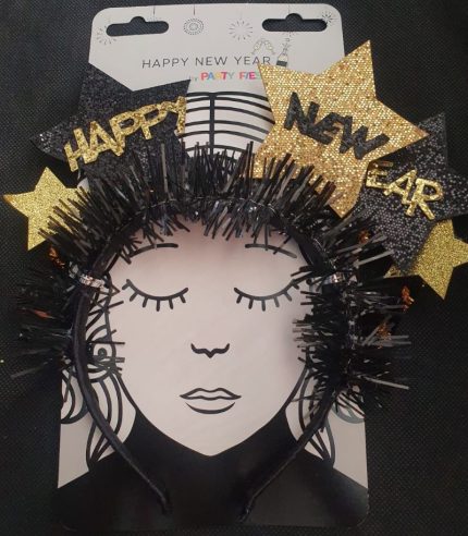 SERRE TETE HNY NOIR ET OR FROUFROU 234690