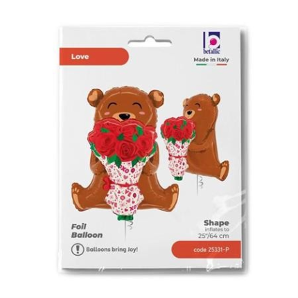 BALLON OURS ROSE
