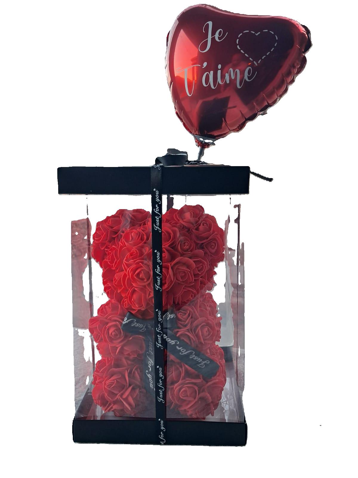 OURS ROUGE ET BALLON OURS ROUGE ET BALLON