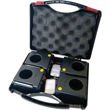 4 SYSTÈMES DE TIR POUR 4 JETS DE SCÈNE